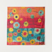 Radiant Garden Wandteppich (Vorderseite (Horizontal))