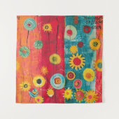 Radiant Garden Wandteppich (Vorderseite)