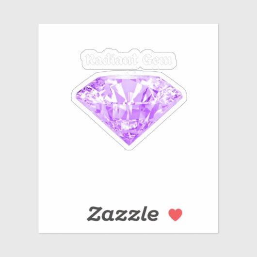 Radiant Gem Aufkleber (Blatt)