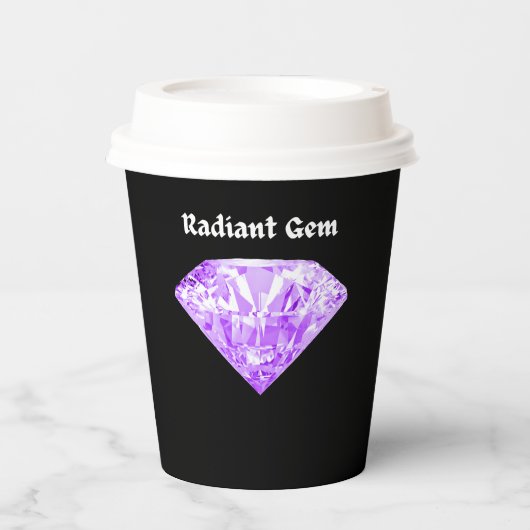 Radiant Gem Pappbecher (Vorderseite)