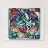 Radiant Gemstone Puzzle mit Deluxe-Geschenkboxen (Horizontal)