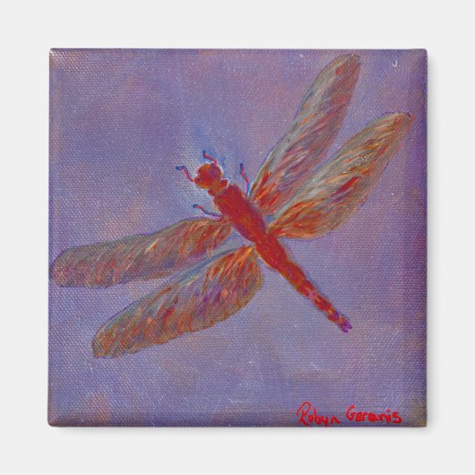 Radiant Glimmer Dragonfly Magnet (Vorne)