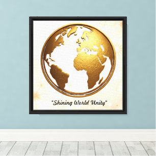 "Radiant Globe Majesty" Leinwanddruck