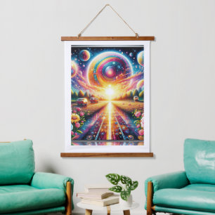 Radiant Glow Large 5D DIY Diamant Painting Kit Wandteppich Mit Holzrahmen