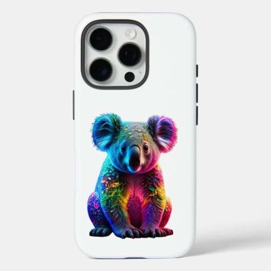 Radiant Glows Koala Case-Mate iPhone Hülle (Rückseite)