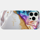 Radiant Gold Glitzer iPhone / iPad Gehäuse Case-Mate iPhone Hülle (Rückseite (Horizontal))