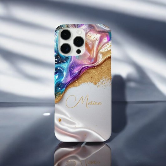 Radiant Gold Glitzer iPhone / iPad Gehäuse Case-Mate iPhone Hülle