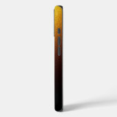 Radiant Golden Glitzer Texture Case-Mate iPhone Hülle (Rückseite / Links)