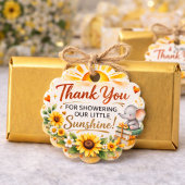 Radiant Golden Sun Celebration Geschenkanhänger