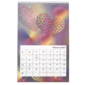 Radiant Gradient 2020 Calendar Kalender (Feb 2027)