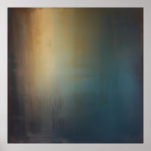 Radiant Gradient - ruhige Abstrakte Leinwand Wand Poster (Vorne)