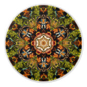 Radiant Green Cabinet Knobs Keramikknauf (Vorderseite)