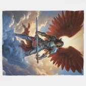 Radiant Guard Archangel Michael Fleecedecke (Vorderseite (Horizontal))