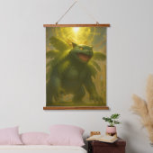 Radiant Guardian of the Alcient Ruins Wandteppich Mit Holzrahmen (Schlafzimmer)