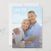 Radiant Happy Foto Wedding Save the Date Einladung (Vorderseite)