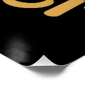 Radiant Happy New Year Poster (Ecke)