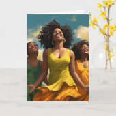 Radiant Harmony Card Karte (Gelbe Blume)