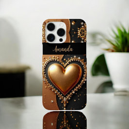 Radiant Heart Diamond iPhone 16 Pro Max Hülle