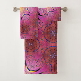 Radiant Heart Kaleidoskop Badhandtuch Set