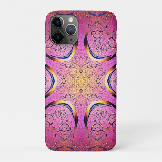 Radiant Heart Kaleidoskop Case-Mate iPhone Hülle (Rückseite)