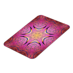 Radiant Heart Kaleidoskop Magnet