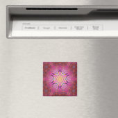 Radiant Heart Kaleidoskop Magnet (In Situ (Geschirrspüler))