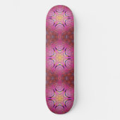 Radiant Heart Kaleidoskop Skateboard (Vorderseite)