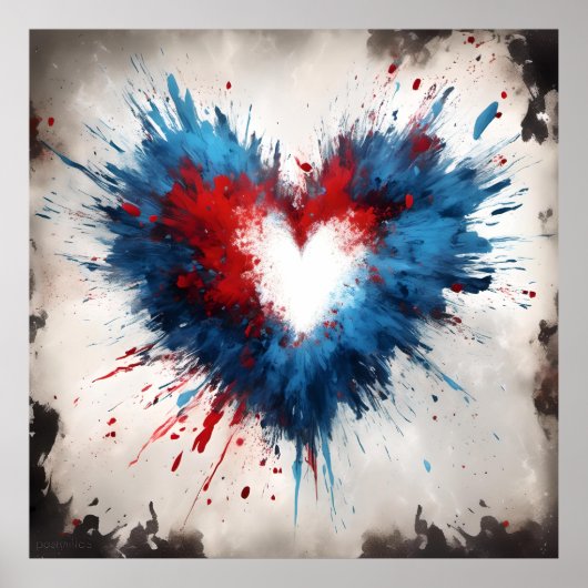 Radiant Heartburst Poster (Vorne)