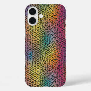 Radiant Hexagon Spectrum iPhone 16 Plus Hülle