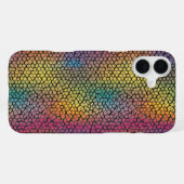 Radiant Hexagon Spectrum iPhone Hülle (Rückseite (Horizontal))