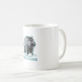 Radiant Hippo Moo Deng Kaffeetasse (VorderseiteRechts)