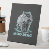 Radiant Hippo Moo Deng Sockelschild (In Situ)