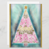 Radiant Holiday Splendor Feiertagskarte (Vorne/Hinten)