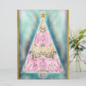 Radiant Holiday Splendor Feiertagskarte (Stehend Vorderseite)