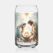 Radiant Holy Family Nativity Scene Dosenglas (Rückseite)