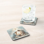 Radiant Holy Family Nativity Scene Getränkeuntersetzer (Rechte Seite)