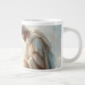 Radiant Holy Family Nativity Scene Jumbo-Tasse (Rechts)