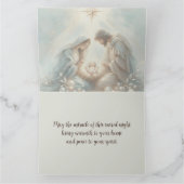 Radiant Holy Family Nativity Scene Karte (Innenseite)