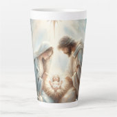 Radiant Holy Family Nativity Scene Milchtasse (Vorderseite)