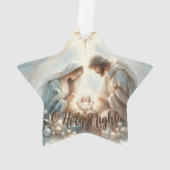 Radiant Holy Family Nativity Scene Ornament (Rückseite)