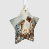 Radiant Holy Family Nativity Scene Ornament (Vorderseite)