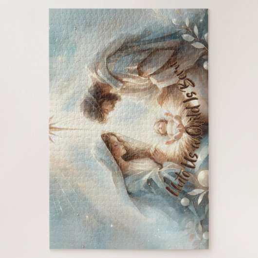 Radiant Holy Family Nativity Scene Puzzle (Vertikal)