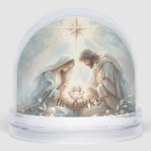 Radiant Holy Family Nativity Scene Schneekugeln (Vorderseite)
