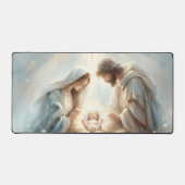 Radiant Holy Family Nativity Scene Schreibtischunterlage (Vorderseite)