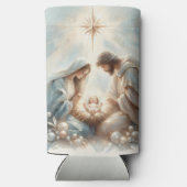 Radiant Holy Family Nativity Scene Selters Dosenkühler (Rückseite)