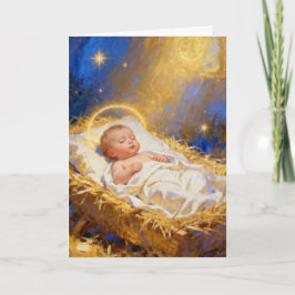Radiant Holy Night Christmas Card Karte
