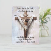 Radiant Hope at the Cross Feiertagskarte (Stehend Vorderseite)