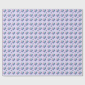 Radiant Iridescent Rainbow Color Hearts Geschenkpapier (Flach)