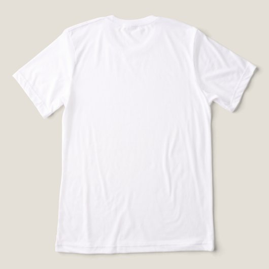 "Radiant Joy" Tri-Blend Shirt (Design Rückseite)