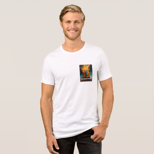 "Radiant Joy" Tri-Blend Shirt (Vorderseite voll)